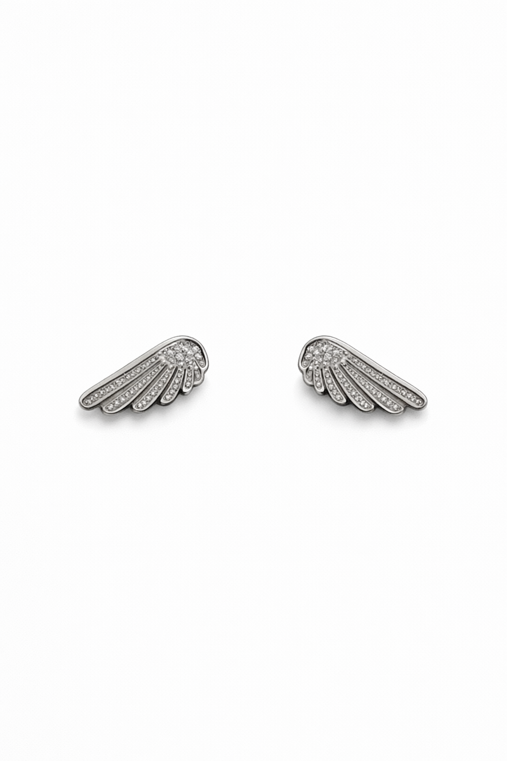 Ailes Célestes Pavé Wing Stud Earrings