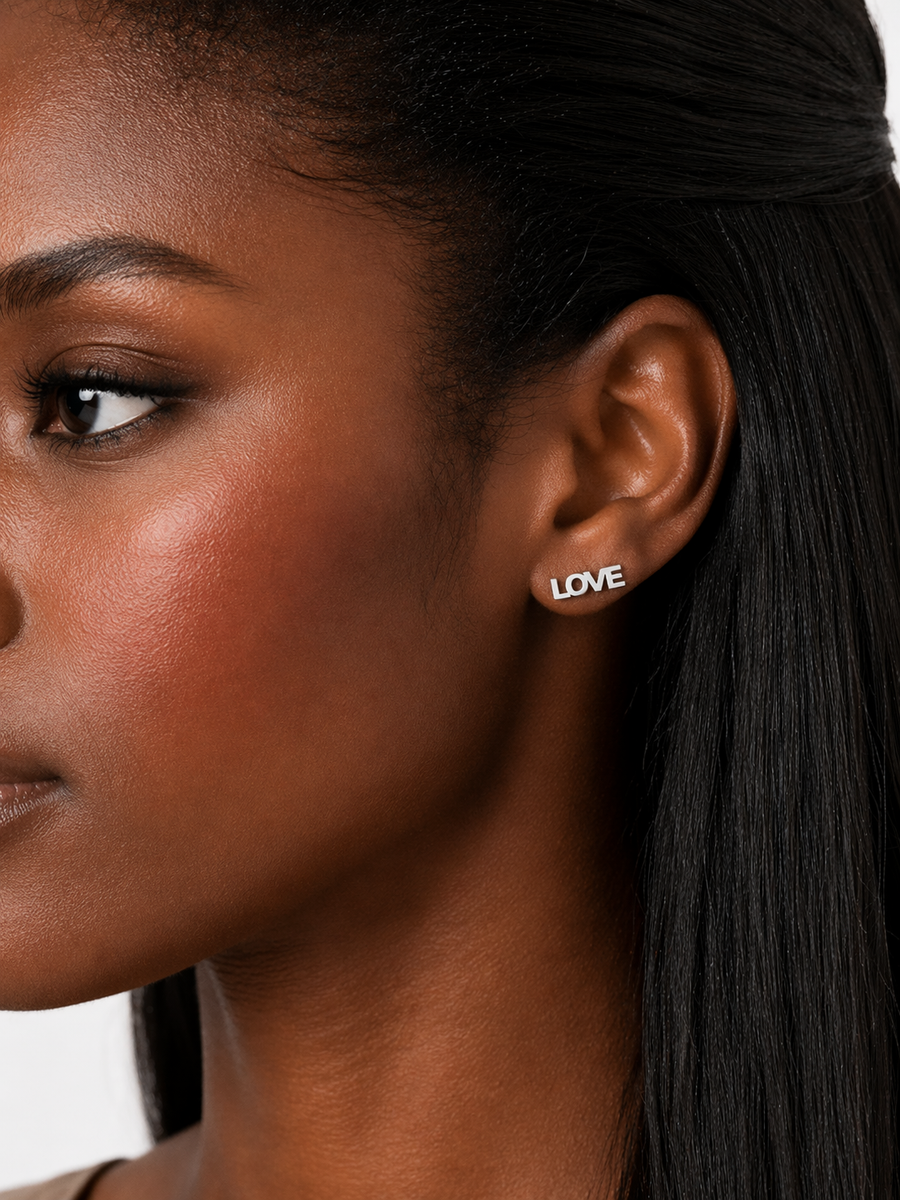 Amour Love Stud Earrings