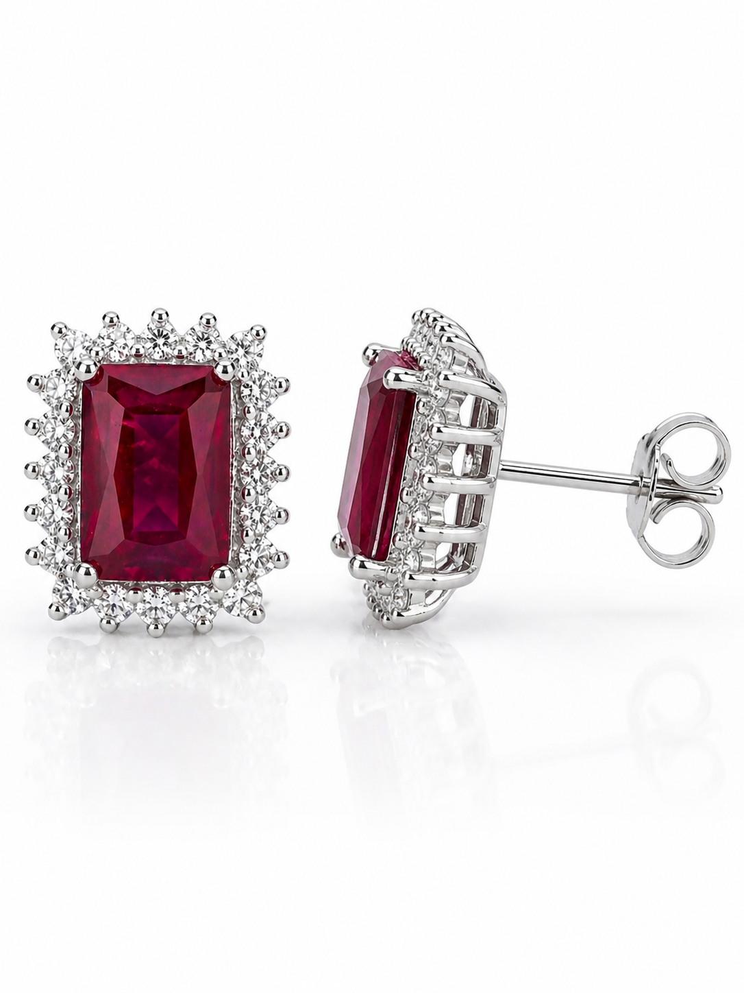 Bijou Rosette Stud Earrings