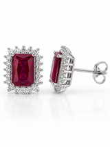 Bijou Rosette Stud Earrings