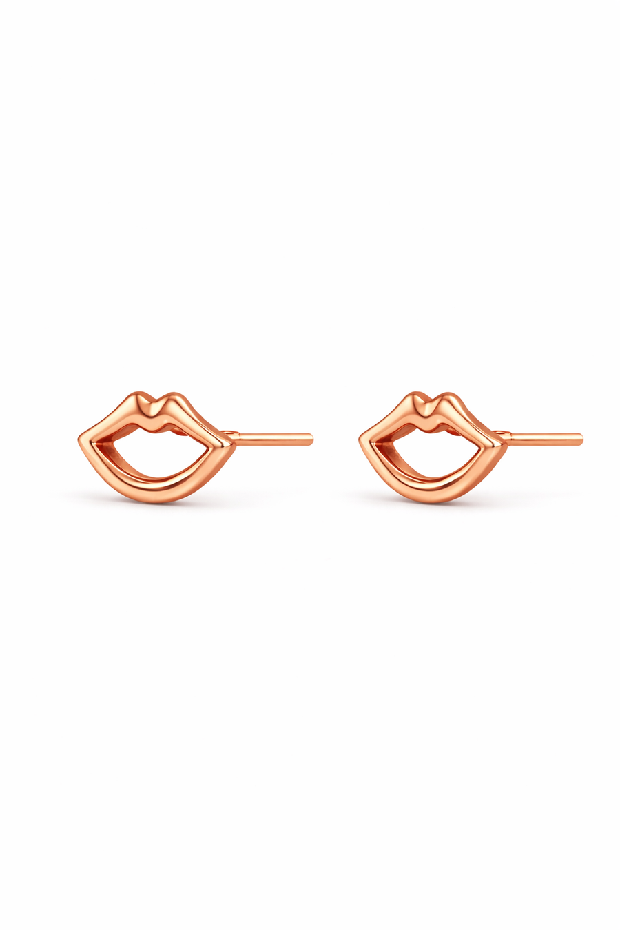 Bisou Outline Lip Stud Earrings