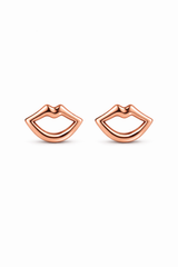 Bisou Outline Lip Stud Earrings