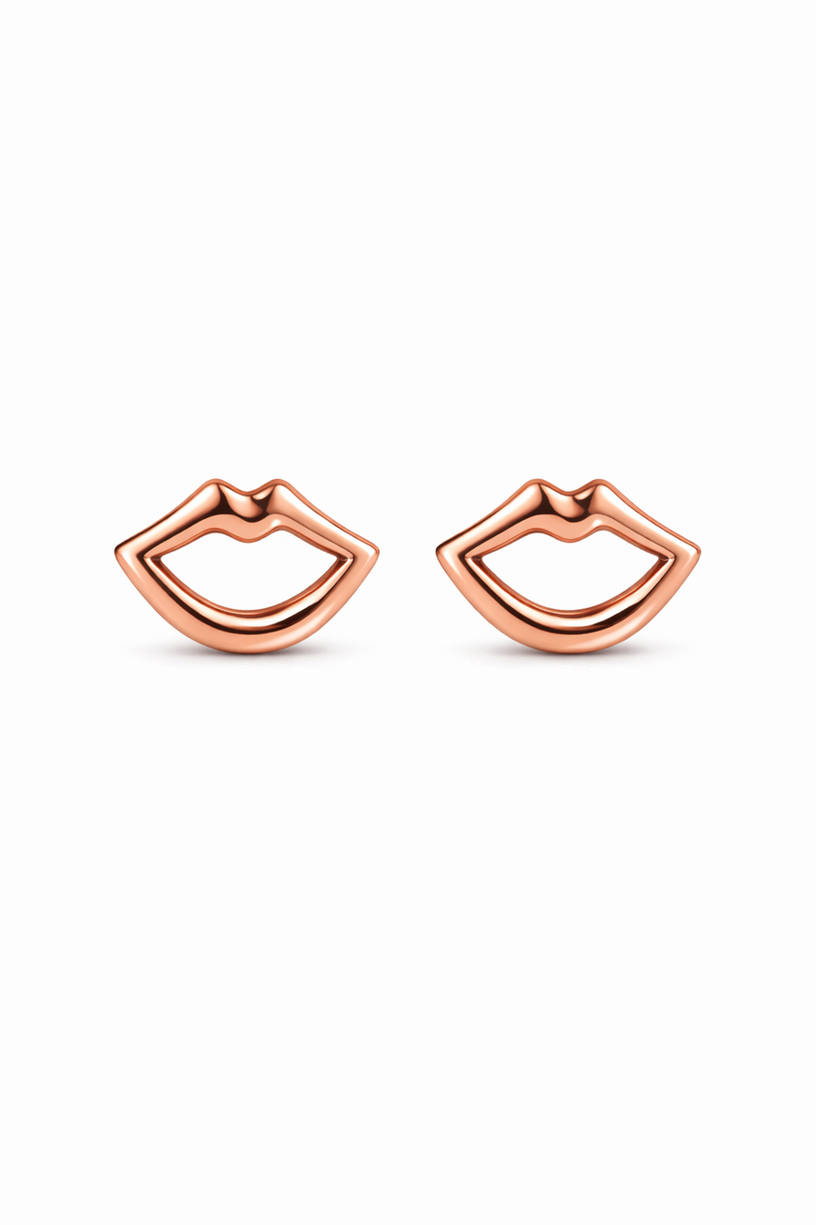 Bisou Outline Lip Stud Earrings