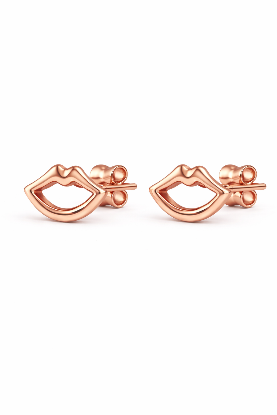 Bisou Outline Lip Stud Earrings