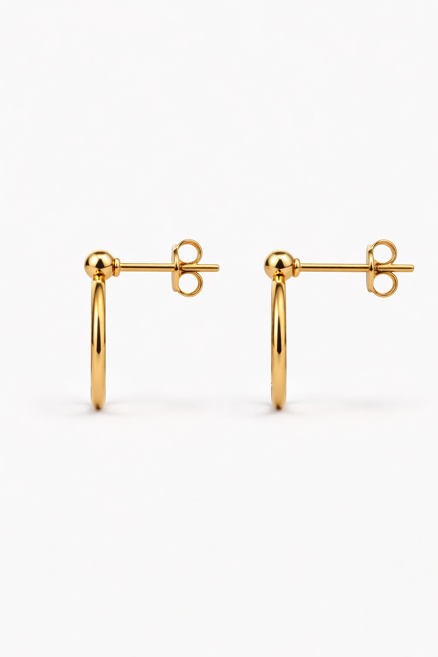 Camille Circle Stud Earrings