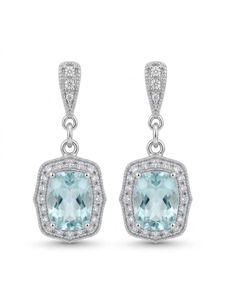 Celeste Bleu Drop Earrings