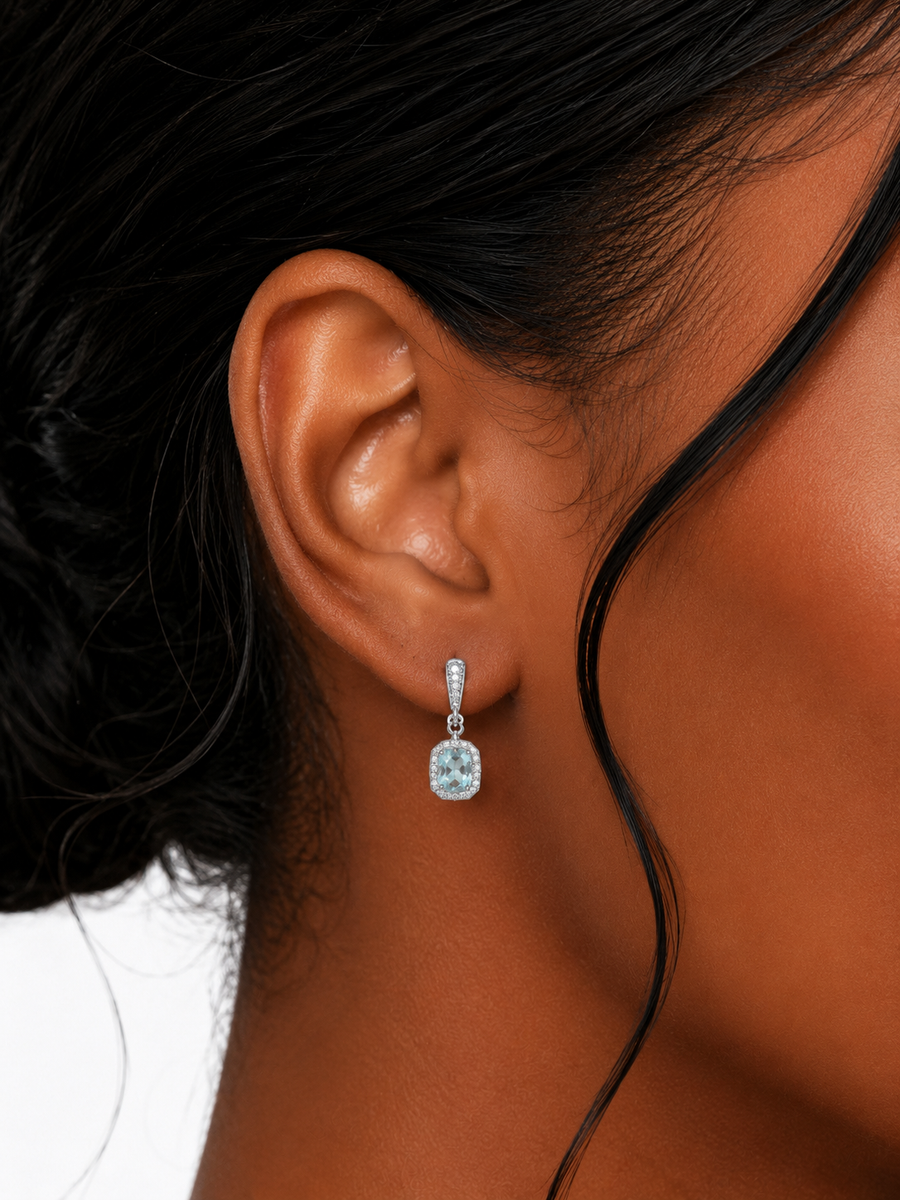 Celeste Bleu Drop Earrings