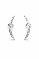 Celeste Pavé Arc Earrings