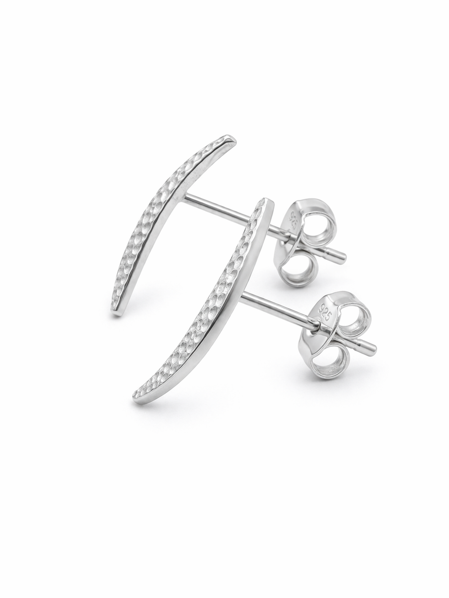 Celeste Pavé Arc Earrings