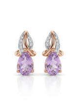 Celestine Rosé Drop Earrings