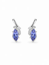 Crépuscule Bleu Stud Earrings