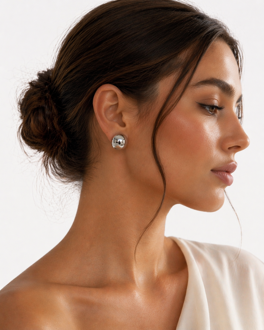 Perle Moderne Sphere Stud Earrings
