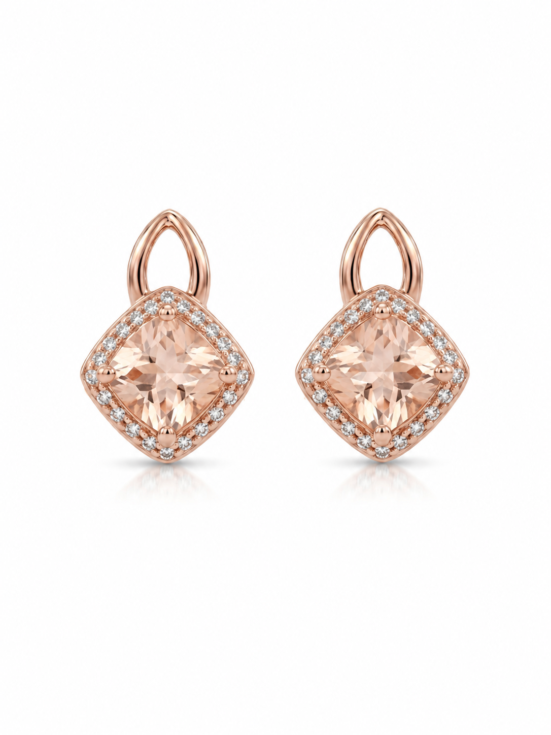 Élodie Lumière Diamond-Cut Stud Earrings