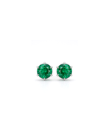 Émeraude Lumière Stud Earrings