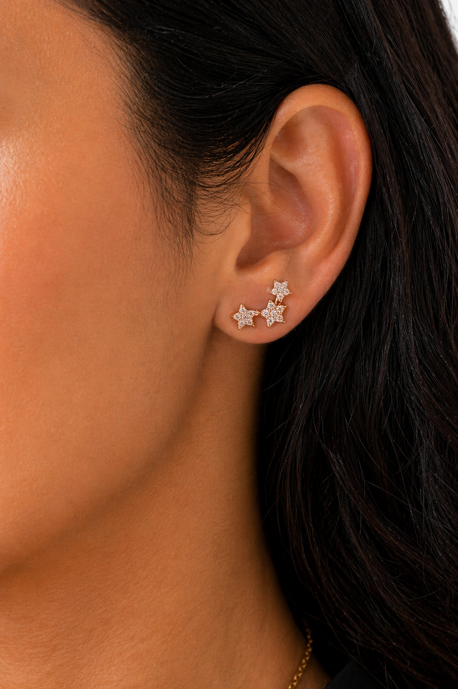 Étoile Celeste Star Cluster Stud Earrings