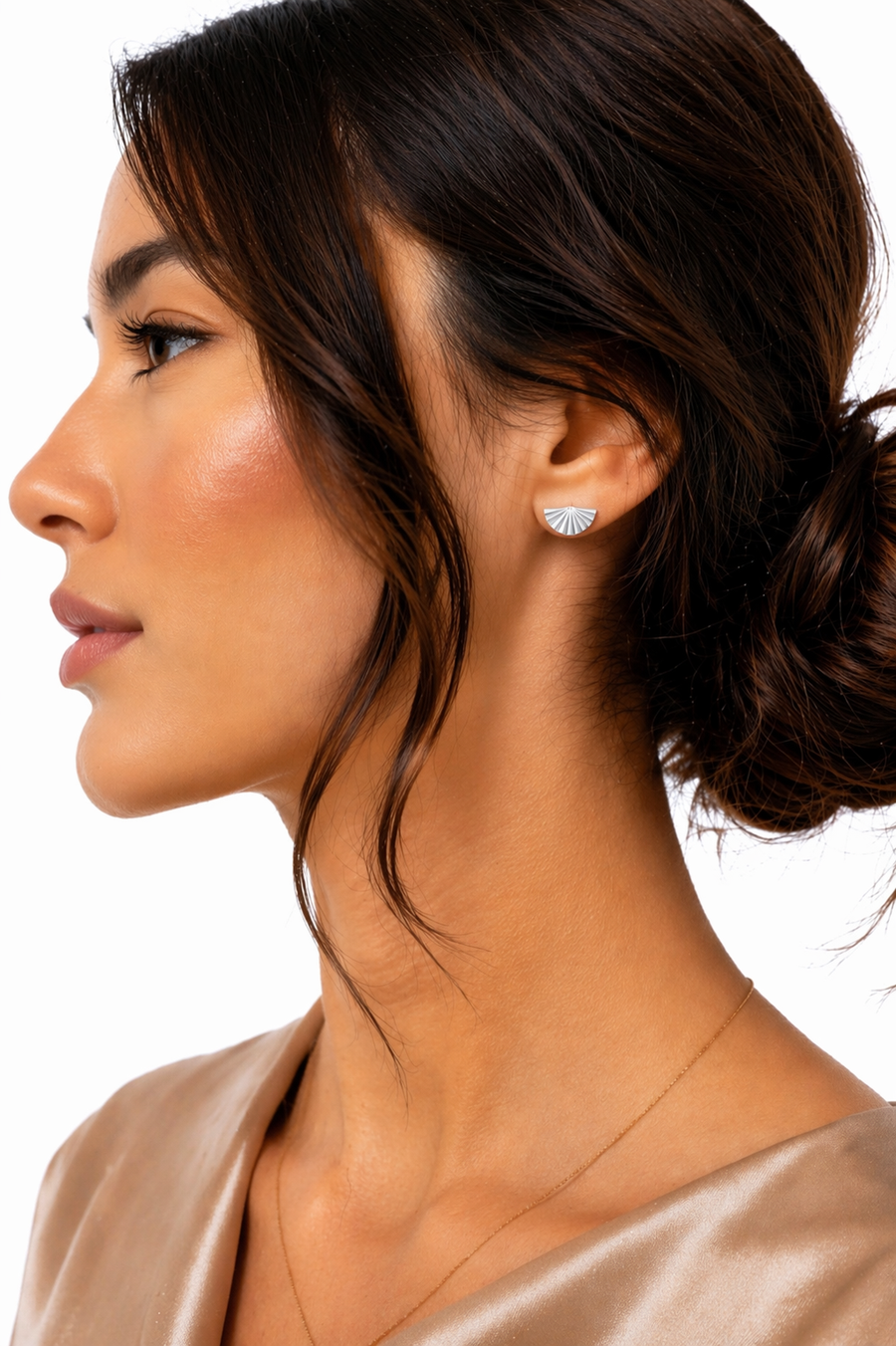 Éventail Soleil Fan Stud Earrings