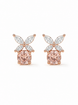 Fleur de Rosée Stud Earrings