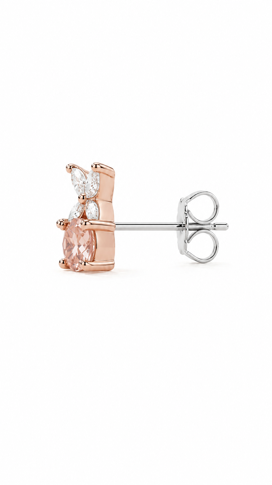 Fleur de Rosée Stud Earrings