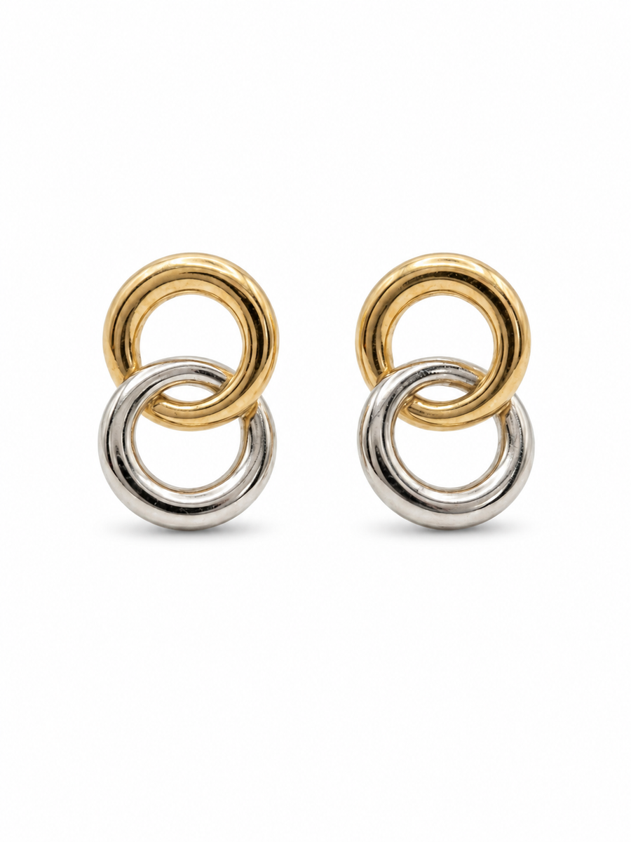 Lien Éternel Duo Stud Earrings
