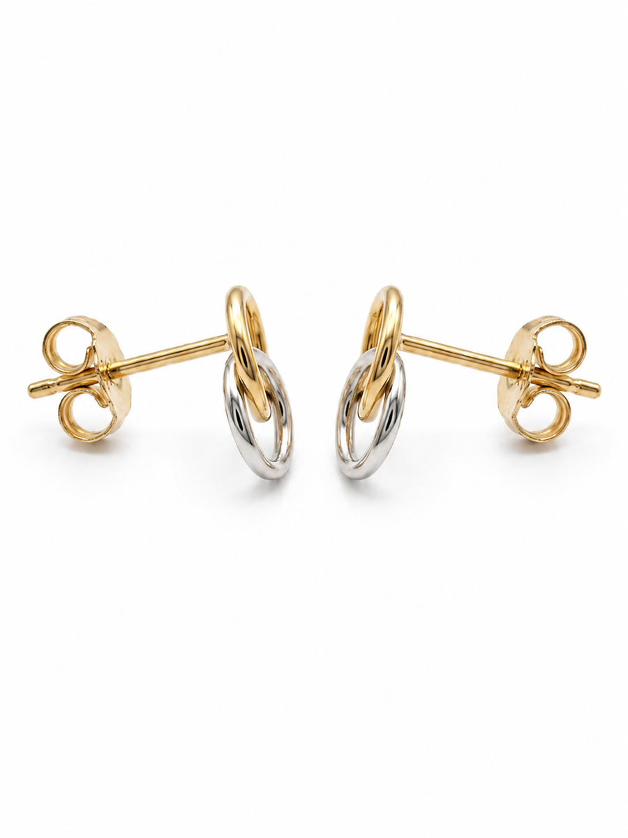 Lien Éternel Duo Stud Earrings
