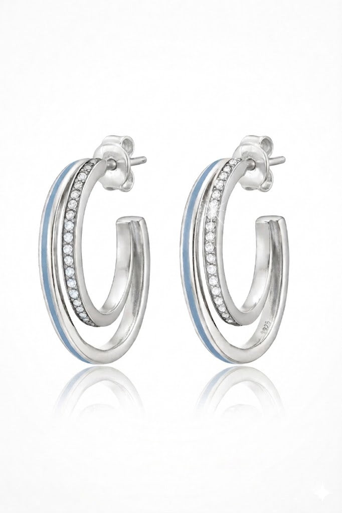 Lucienne Layered Hoop Earrings