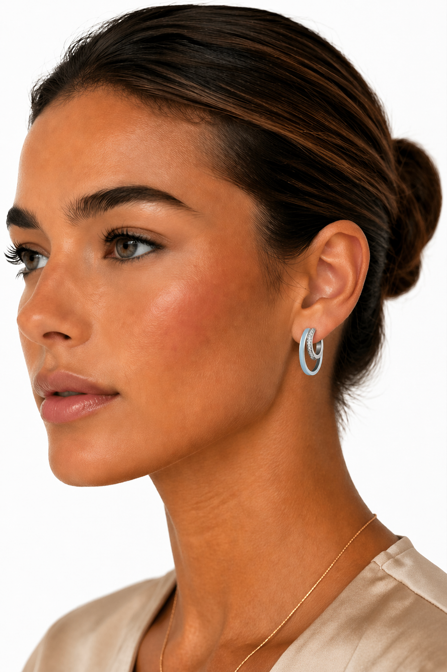 Lucienne Layered Hoop Earrings