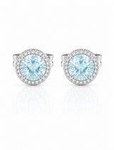 Lumière d’Azur Halo Stud Earrings