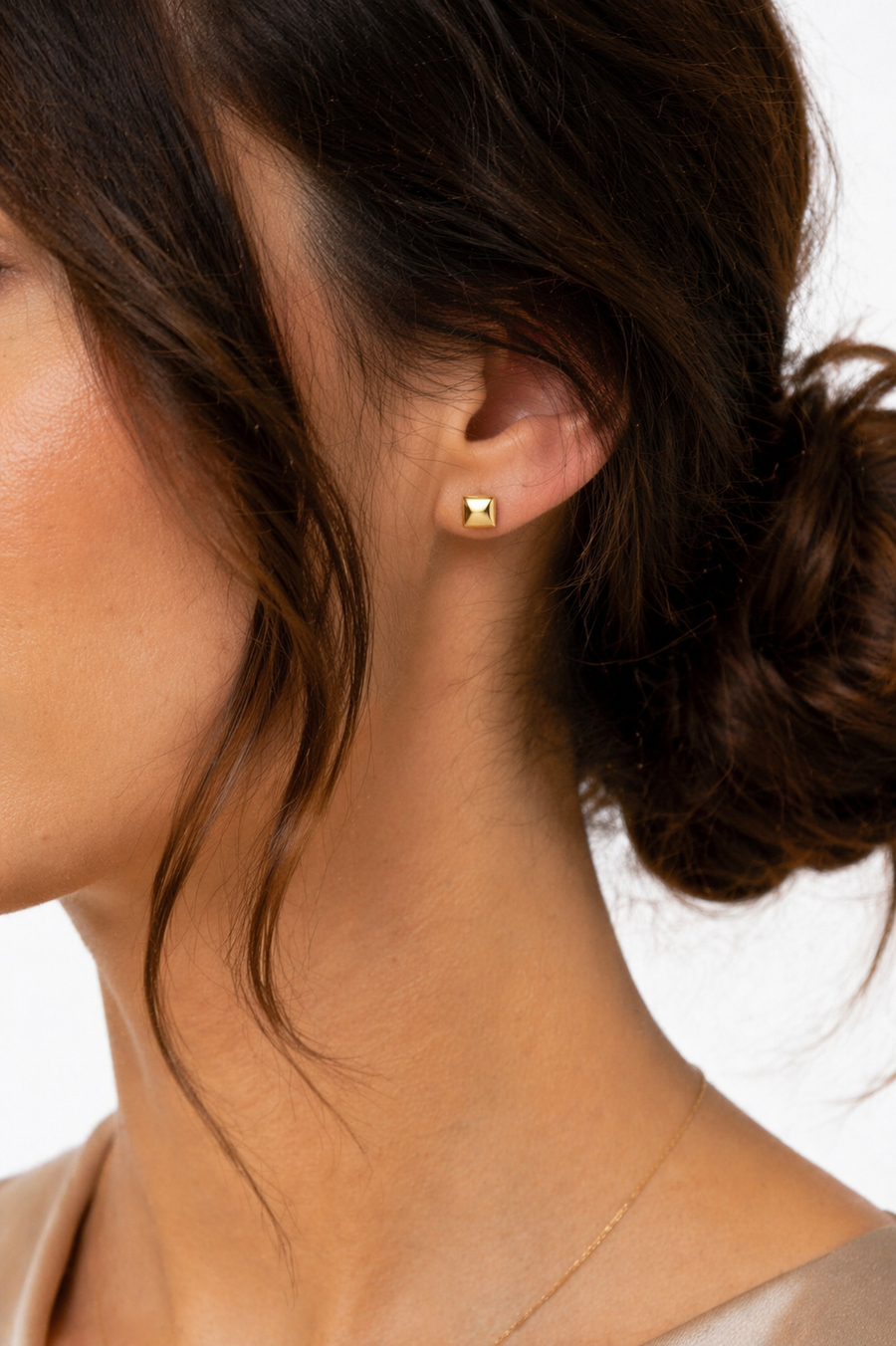 Luna Curve Stud Earrings