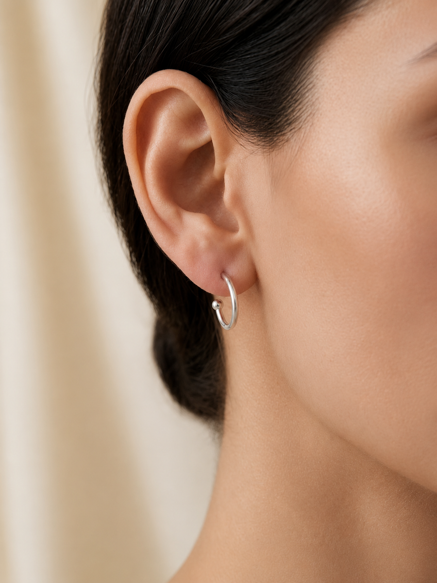 Noémie Open Hoop Earrings