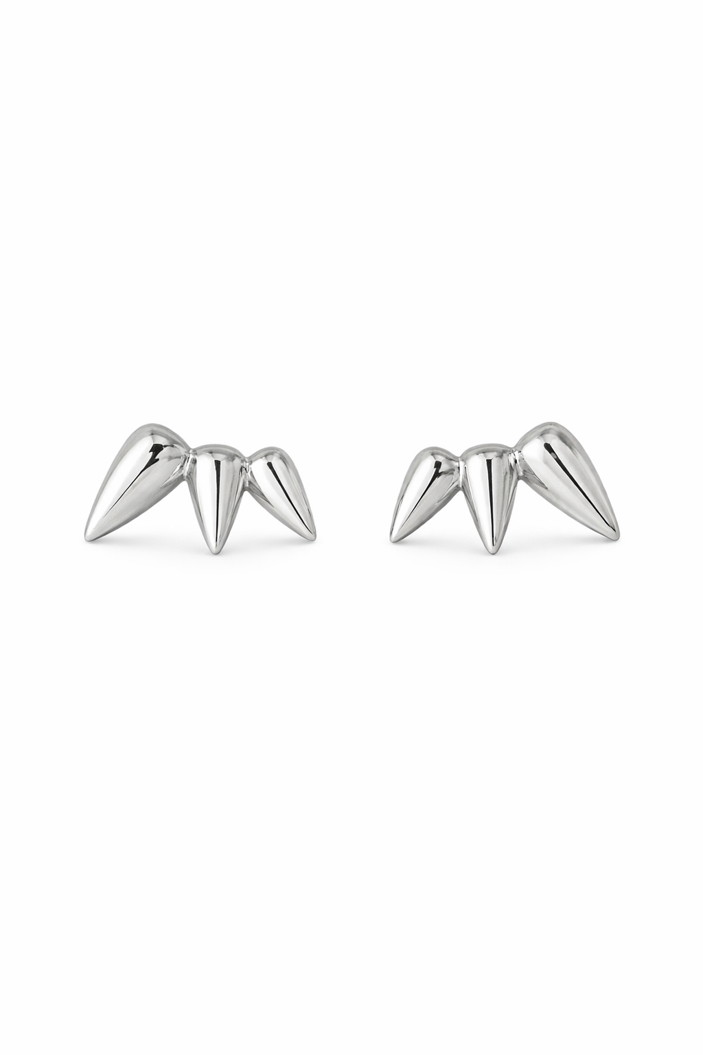 Noir Étoile Spike Stud Earrings