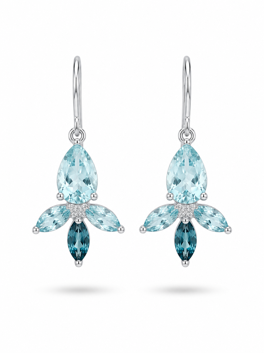 Océane Fleur Drop Earrings