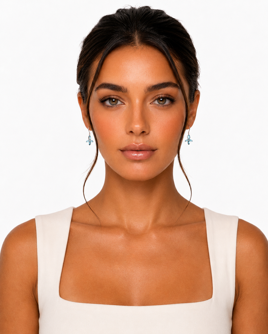 Océane Fleur Drop Earrings