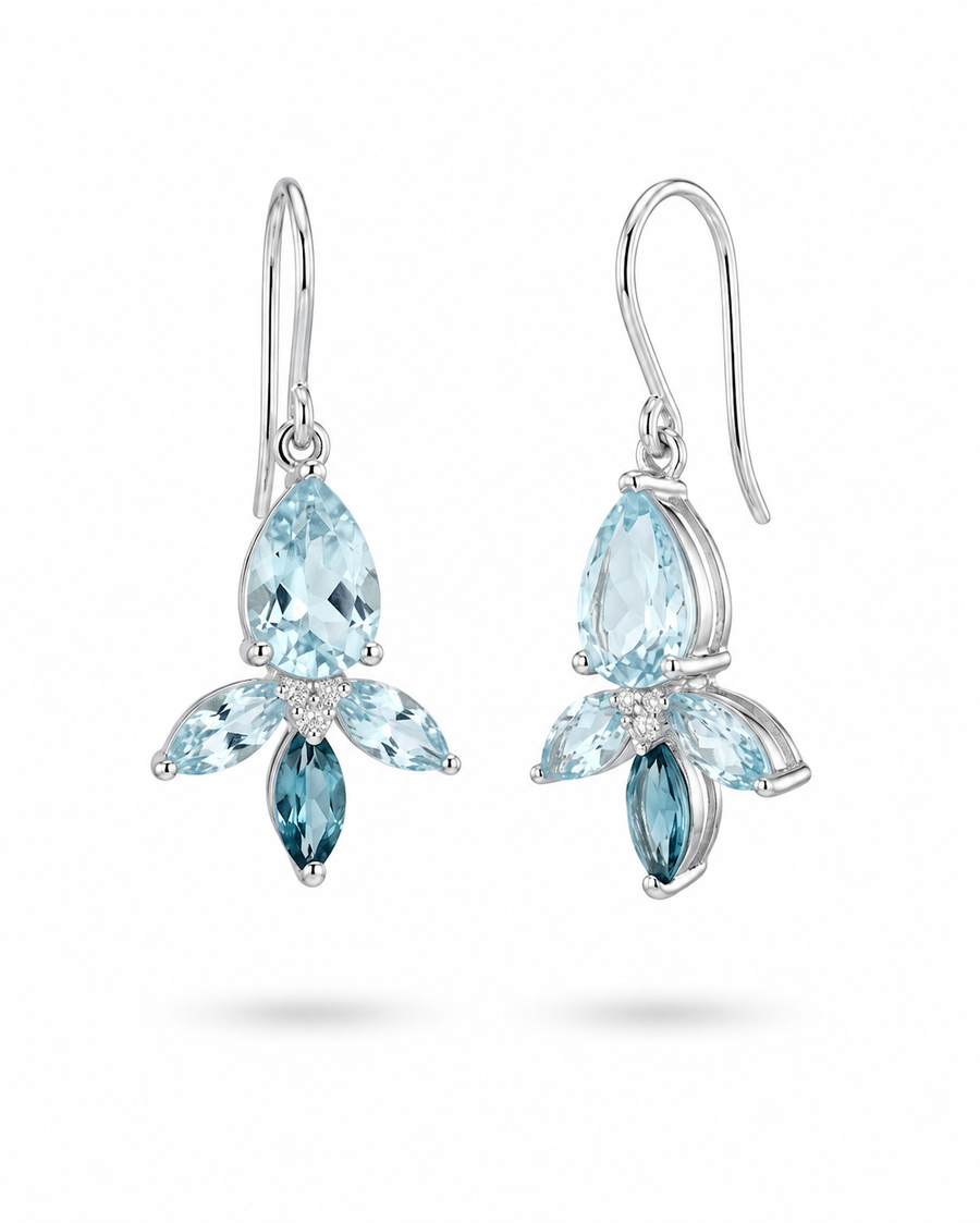 Océane Fleur Drop Earrings