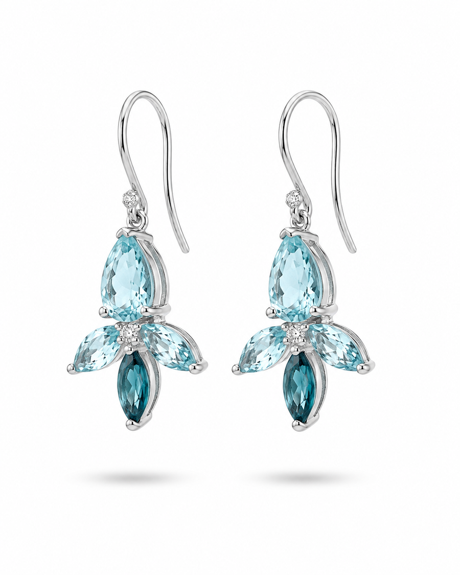 Océane Fleur Drop Earrings