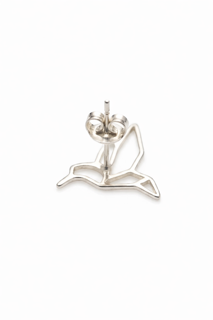 Origami Bird Stud Earrings