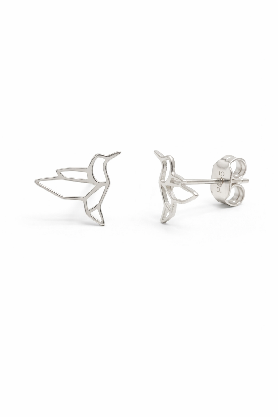 Origami Bird Stud Earrings