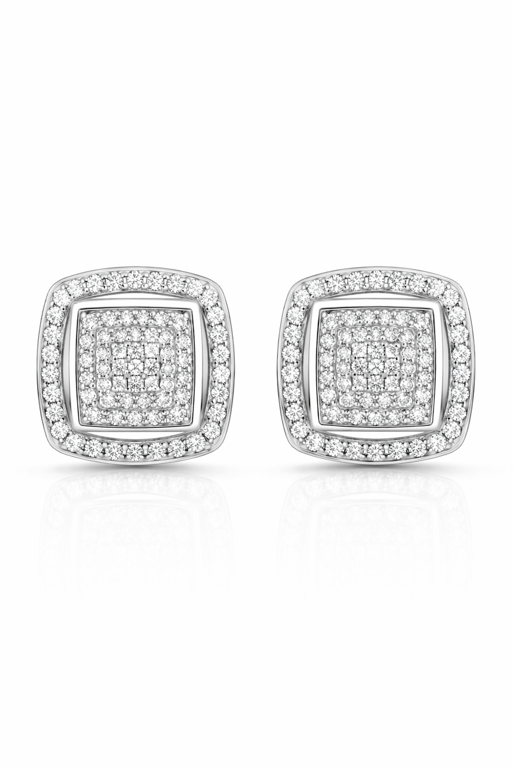 Place Vendôme Pavé Stud Earrings