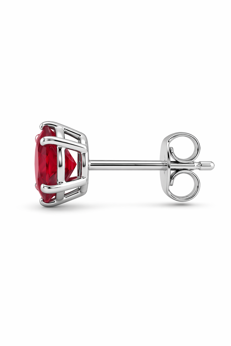 Rosalie Rouge Stud Earrings